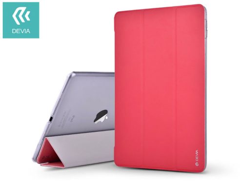 Apple iPad Air 4 / 5 (2020/2022) 10.9 / iPad Air 6 (2024) 11.0 tablet tok (SmartCase) on/off funkcióval - Devia Light Grace - rózsaszín
