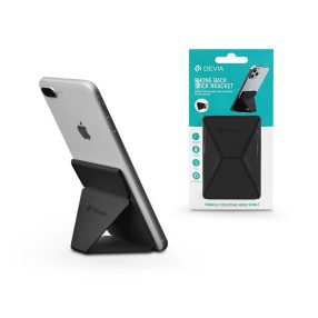   Devia asztali telefontartó beépített mágneslemezzel - Devia Phone Back Stick    Bracket - fekete