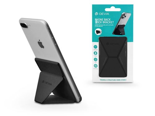 Devia asztali telefontartó beépített mágneslemezzel - Devia Phone Back Stick    Bracket - fekete