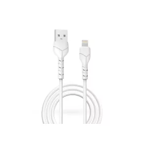   Devia Kintone Cable V2 Series 10W USB/Lightning adat-és töltőkábel 1m - fehér-ECO