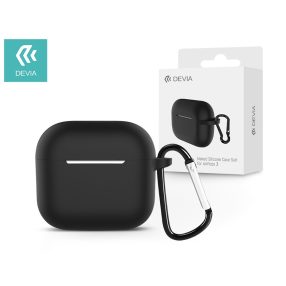   Devia szilikon tok AirPods3 fülhallgatóhoz - Devia Naked Silicone Case Suit for AirPods3 - fekete