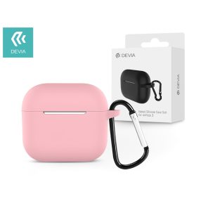   Devia szilikon tok AirPods3 Pro fülhallgatóhoz - Devia Naked Silicone Case Suit for AirPods3 Pro - rózsaszín