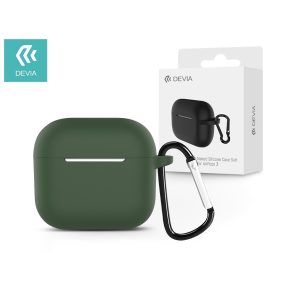   Devia szilikon tok AirPods3 fülhallgatóhoz - Devia Naked Silicone Case Suit for AirPods3 - zöld