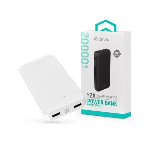   Devia Kintone Series V2 - 2xUSB + Type-C + microUSB - powerbank - 20.000 mAh - fehér
