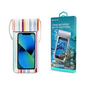   Devia Strong univerzális vízálló védőtok max. 3.8-5.8" méret - colorful stripe