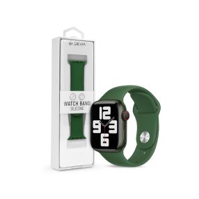   Devia Deluxe Series Sport Apple Watch szilikon sport szíj - 42/44/45/49mm - zöld