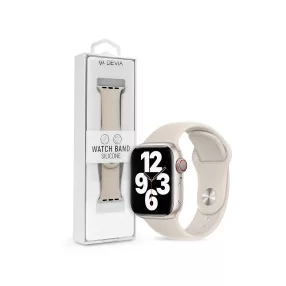   Devia Deluxe Series Sport Apple Watch szilikon sport szíj - 42/44/45/49mm - homok