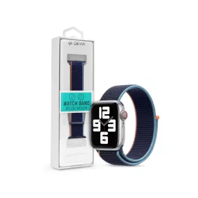   Devia Deluxe Series Sport3 Apple Watch szövet sport szíj - 42/44/45/49mm - sötétkék