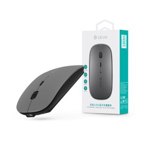  Devia vezeték nélküli egér - Devia Lingo Series 2.4G+Wireless Dual Mode Mouse - szürke
