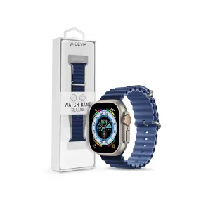   Devia Deluxe Series Sport6 Apple Watch szilikon sport szíj - 42/44/45/49mm - kék