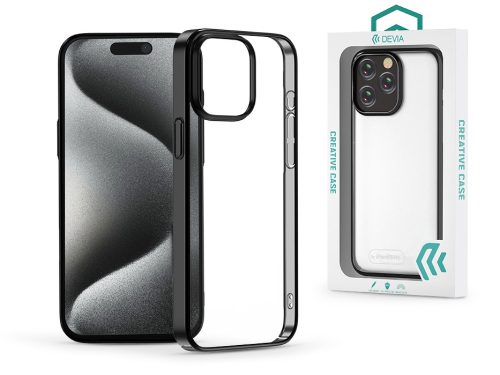 Devia Glimmer Series tok - Apple iPhone 15 Pro - fekete