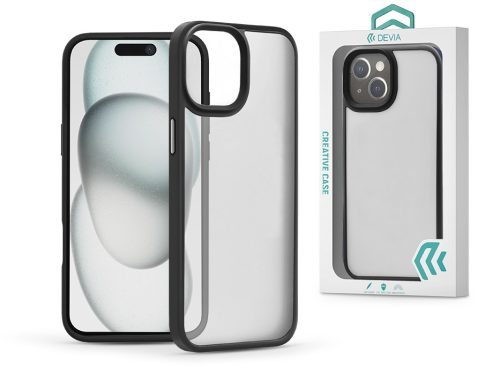 Devia Pino Series ütésálló tok - Apple iPhone 15 - fekete