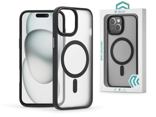 Devia Pino Series Magnetic ütésálló tok - Apple iPhone 15 - fekete