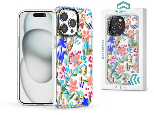 Devia Summer Flower Series Diamond tok - Apple iPhone 15 - F2