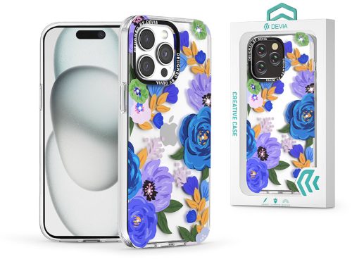 Devia Summer Flower Series Diamond tok - Apple iPhone 15 - F3