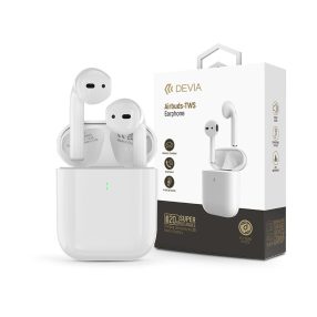 Devia Airbuds Bluetooth sztereó headset - fehér
