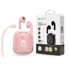 Devia TWS-M6 Bluetooth sztereó heaset - pink