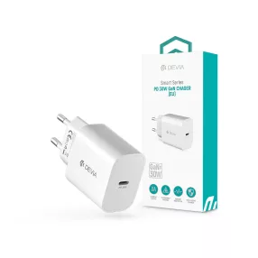   Devia Smart Series 30W GaN PD hálózati gyorstöltő adapter Type-C - fehér