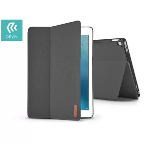   Apple iPad Pro 10.5/iPad Air (2019) tablet tok (Smart Case) on/off funkcióval - Devia Flax Flip - fekete