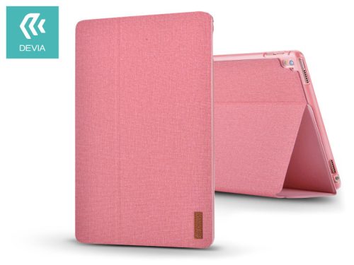 Apple iPad Pro 10.5/iPad Air (2019) tablet tok (Smart Case) on/off funkcióval - Devia Flax Flip - pink