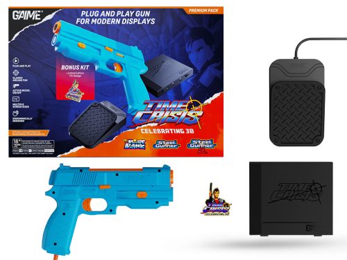 G'AIM'E TD-OO2-W-B Time Crisis Premium Pack játékkonzol