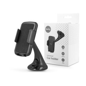   Setty 19263 autós tartó műszerfalra/szélvédőre - fekete