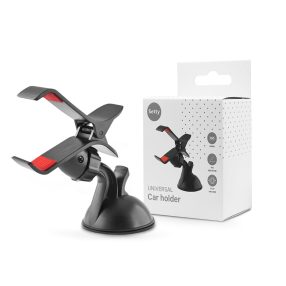   Setty 15611 autós tartó műszerfalra/szélvédőre - fekete