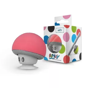   Setty vezeték nélküli bluetooth hangszóró - Setty Funky Bluetooth Speaker -     piros