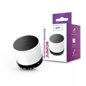 Setty Junior bluetooth mini hangszóró - fehér