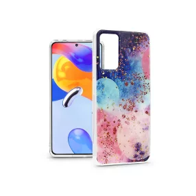   Haffner Gold Glam szilikon tok - Xiaomi Redmi Note 11 Pro/Redmi Note 11 Pro 5G - galactic