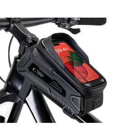   Tech-Protect V2 Bike Mount L Size por- és cseppálló telefontartó táska kerékpárra - fekete