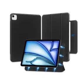   Tech-Protect tablet tok (Smart Case) - Apple Air 13 (2024) - fekete - ECO