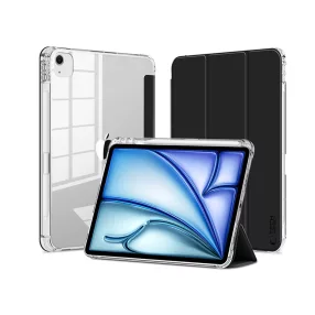   Tech-Protect Hybrid tok (Smart Case) - Apple iPad Air 13 (2024) - fekete/átlátszó - ECO