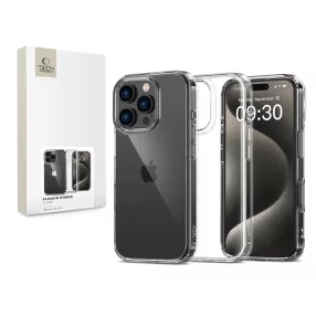   Tech-Protect FlexAir Hybrid szilikon tok - Apple iPhone 16 Pro - átlátszó