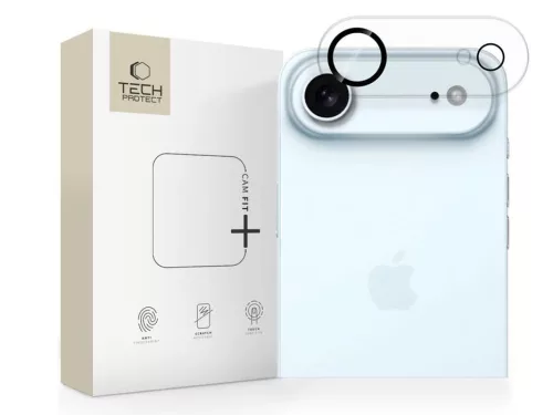 Tech-Protect Cam Fit+ hátsó kameralencse védőüveg - Apple iPhone Air - átlátszó