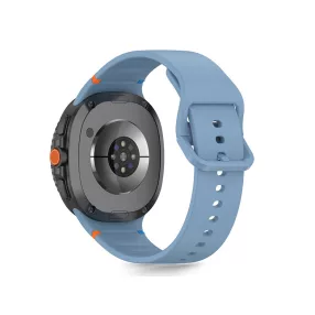   Tech-Protect - Samsung Galaxy Watch 8 / Classic szilikon szíj (40/44/46 mm) - világos kék