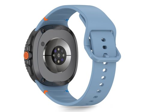Tech-Protect - Samsung Galaxy Watch 8 / Classic szilikon szíj (40/44/46 mm) - világos kék