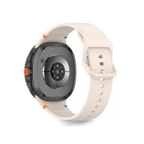   Tech-Protect - Samsung Galaxy Watch 8 / Classic szilikon szíj (40/44/46 mm) - starlight