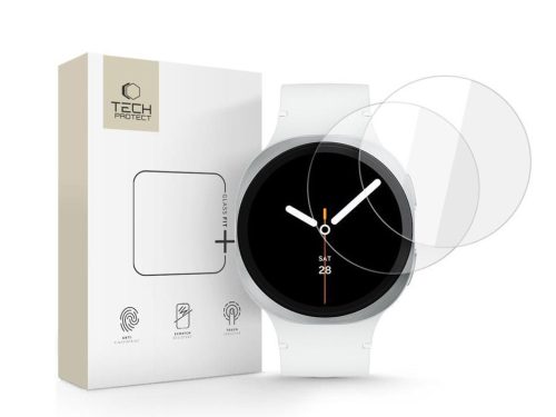 Tech-Protect Glass Fit+ üvegfólia - Samsung Galaxy Watch 8 (40mm) - 2 db/cs - átlátszó
