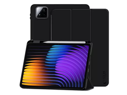 Tech-Protect tablet tok (Smart Case Pen) - Xiaomi Pad 7 / 7 Pro 11.2" - fekete - ECO