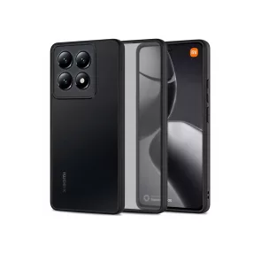   Tech-Protect Magmat szilikon tok - Xiaomi 14T Pro - fekete/átlátszó