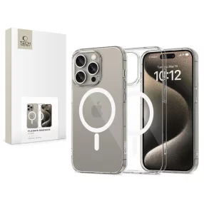   Tech-Protect FlexAir MagSafe szilikon tok - Apple iPhone 15 Pro - átlátszó