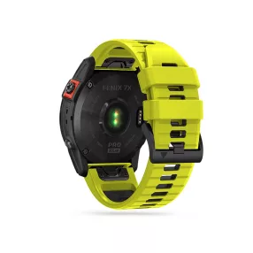   Tech-Protect IconBand Garmin Fenix 3/5X/3HR/5X Plus/6X/6X Pro/7X szilikon sport szíj - lime