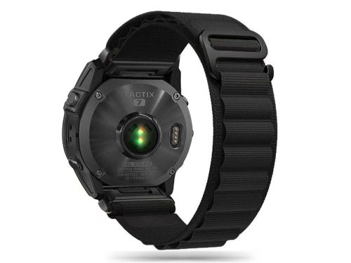 Garmin Fenix 5 / 6 / 6 Pro / 7 nylon óraszíj - Tech-Protect Nylon Pro - fekete