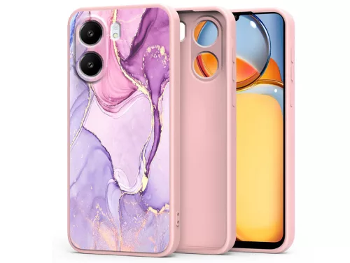 Tech-Protect Mood szilikon tok - Xiaomi Redmi 13C - marble