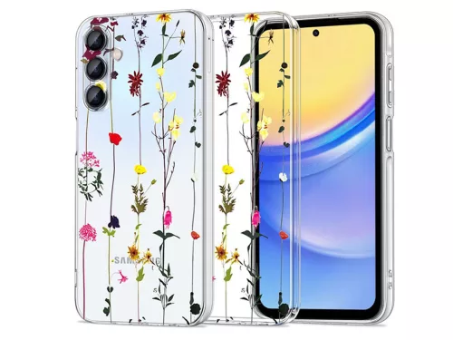 Tech-Protect FlexAir+ szilikon tok - Samsung SM-A556 Galaxy A55 - garden floral