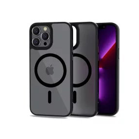   Tech-Protect Magmat Magsafe szilikon tok - Apple iPhone 13 Pro - matt fekete