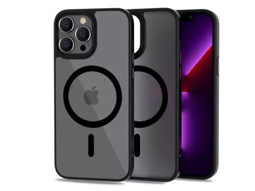 Tech-Protect Magmat Magsafe szilikon tok - Apple iPhone 13 Pro - matt fekete