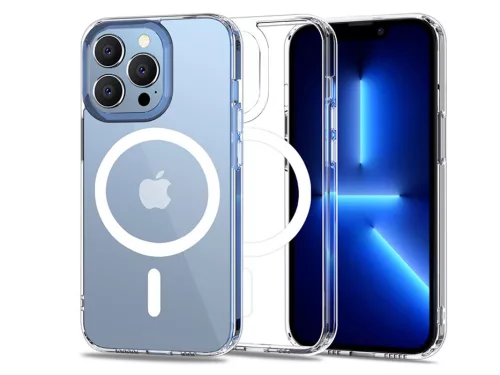 Tech-Protect Magmat Magsafe szilikon tok - Apple iPhone 13 Pro - átlátszó