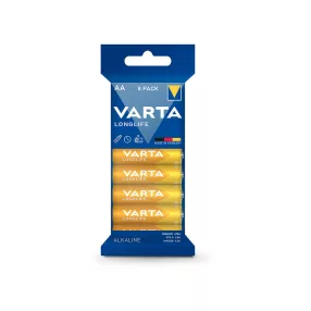 VARTA Longlife Alkaline AA ceruza elem - 8 db/csomag